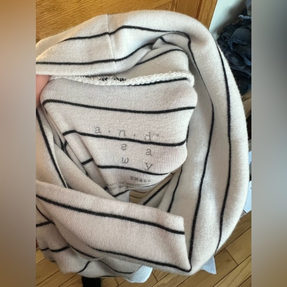 A New Day - Striped Turtleneck 3/4 Sleeve Top - Picture 2 of 5